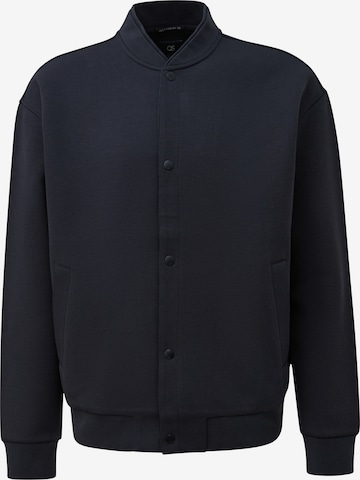 QS Sweat jacket in Blue: front