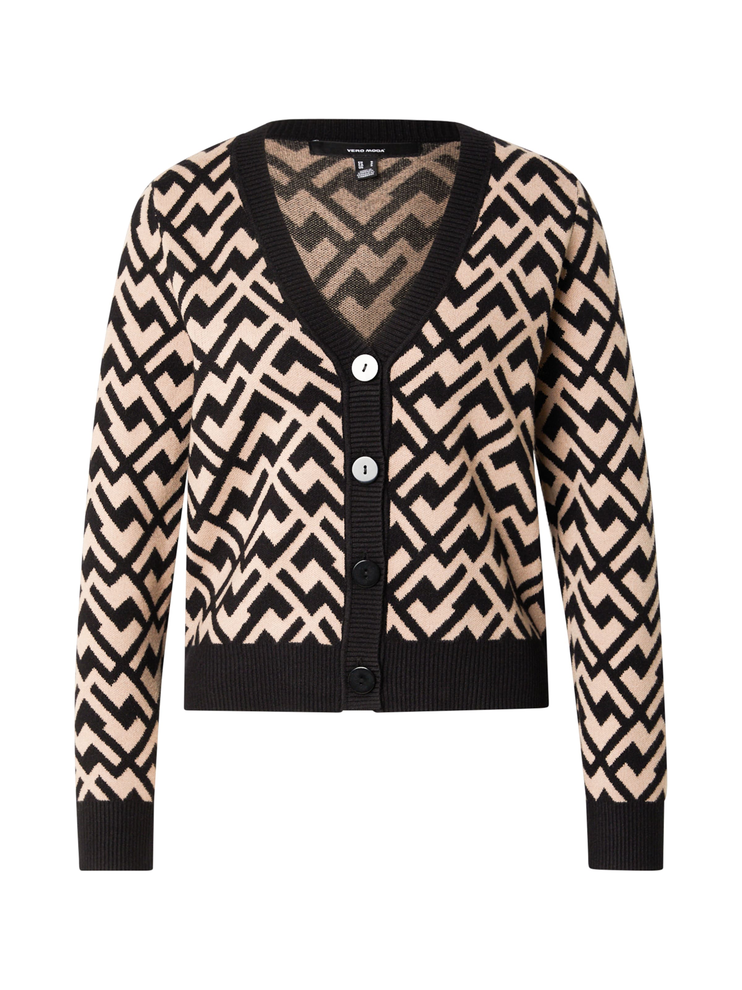 melns VERO MODA Adīta jaka 'VMARIA': no priekšpuses