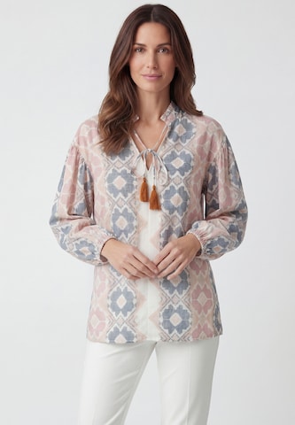 Usha - Blusa en gris: frente