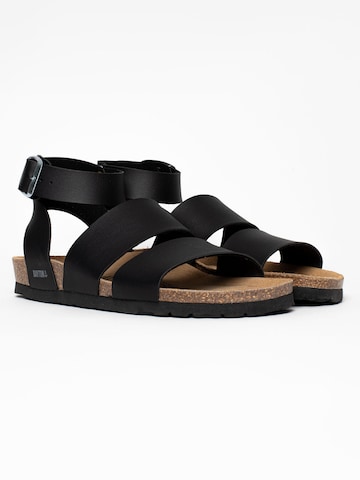 Bayton - Sandalias con hebilla 'Soria' en negro