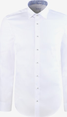 SEIDENSTICKER Regular Fit Businesshemd in Weiß: Vorderseite
