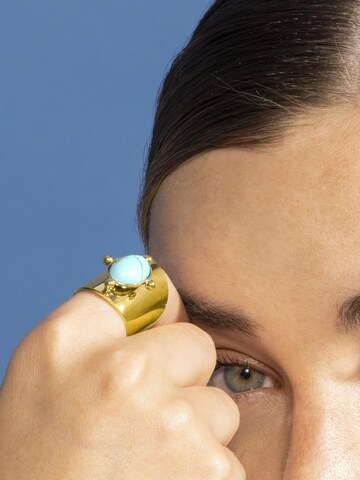 Luxenter - Anillo 'Kumora' en azul