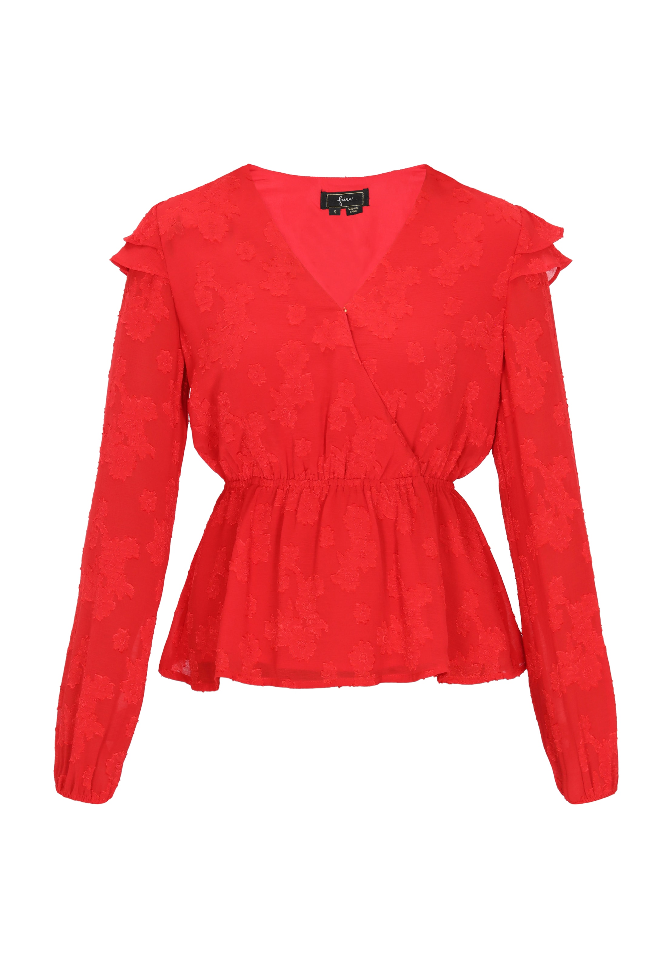 fainaBluza - crvena boja: prednji dio