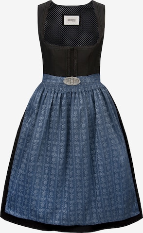 STOCKERPOINT Dirndl 'Zita' in Schwarz: Vorderseite