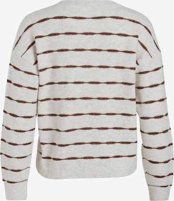 VILA Sweater 'PLATINA' in White