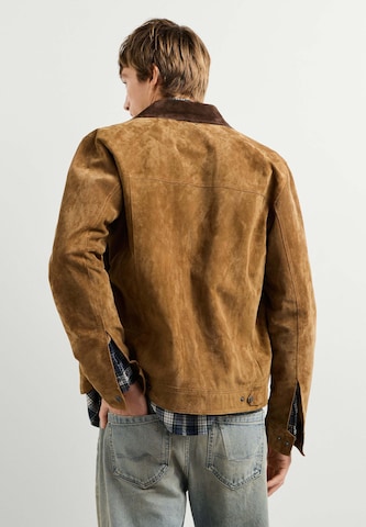 Pepe Jeans Übergangsjacke 'BLENHEIM' in Braun