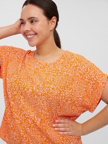 Tricou 'Delilah' de la Vero Moda Curve pe portocaliu