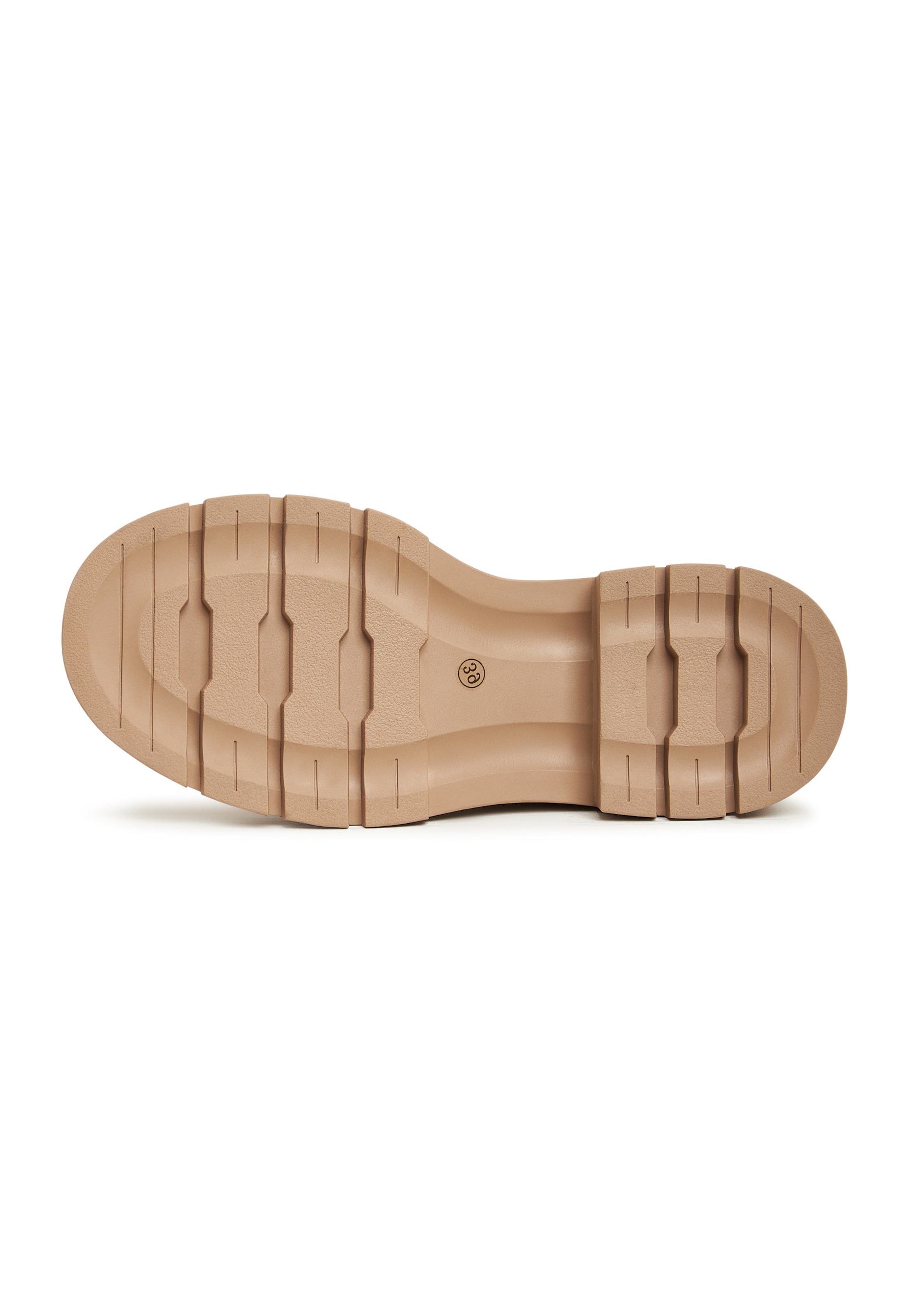 CESARE GASPARI Lace-up bootie in Beige