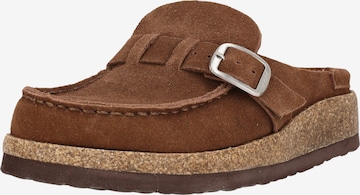 Cruz Slippers in Brown: front