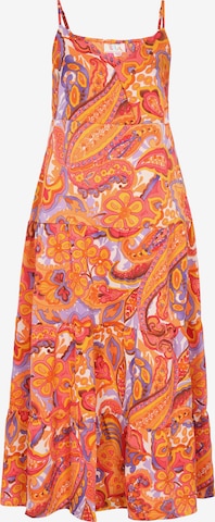 Robe 'Festival' IZIA en orange : devant