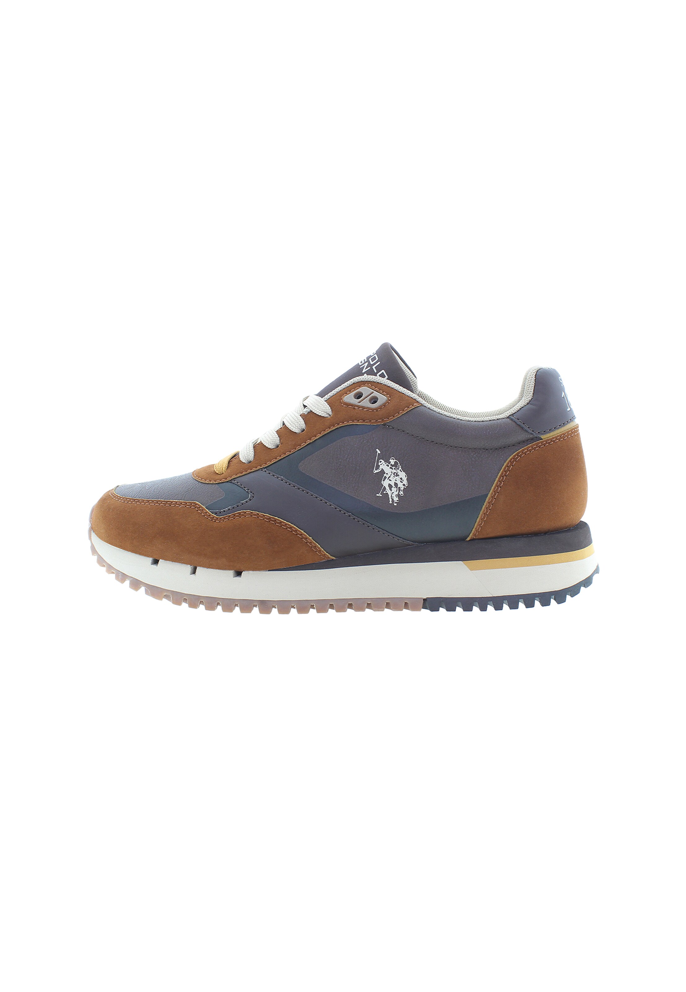 U.S. POLO ASSN. Sneakers 'Justin001' in Brown: front