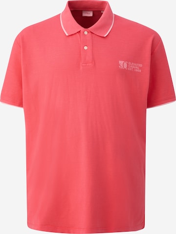 s.Oliver Men Big Sizes Poloshirt in Rot: predná strana