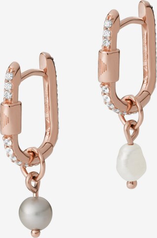 Emporio Armani Earrings in Pink: front