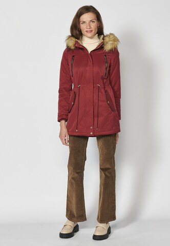 KOROSHI Between-seasons parka in Red