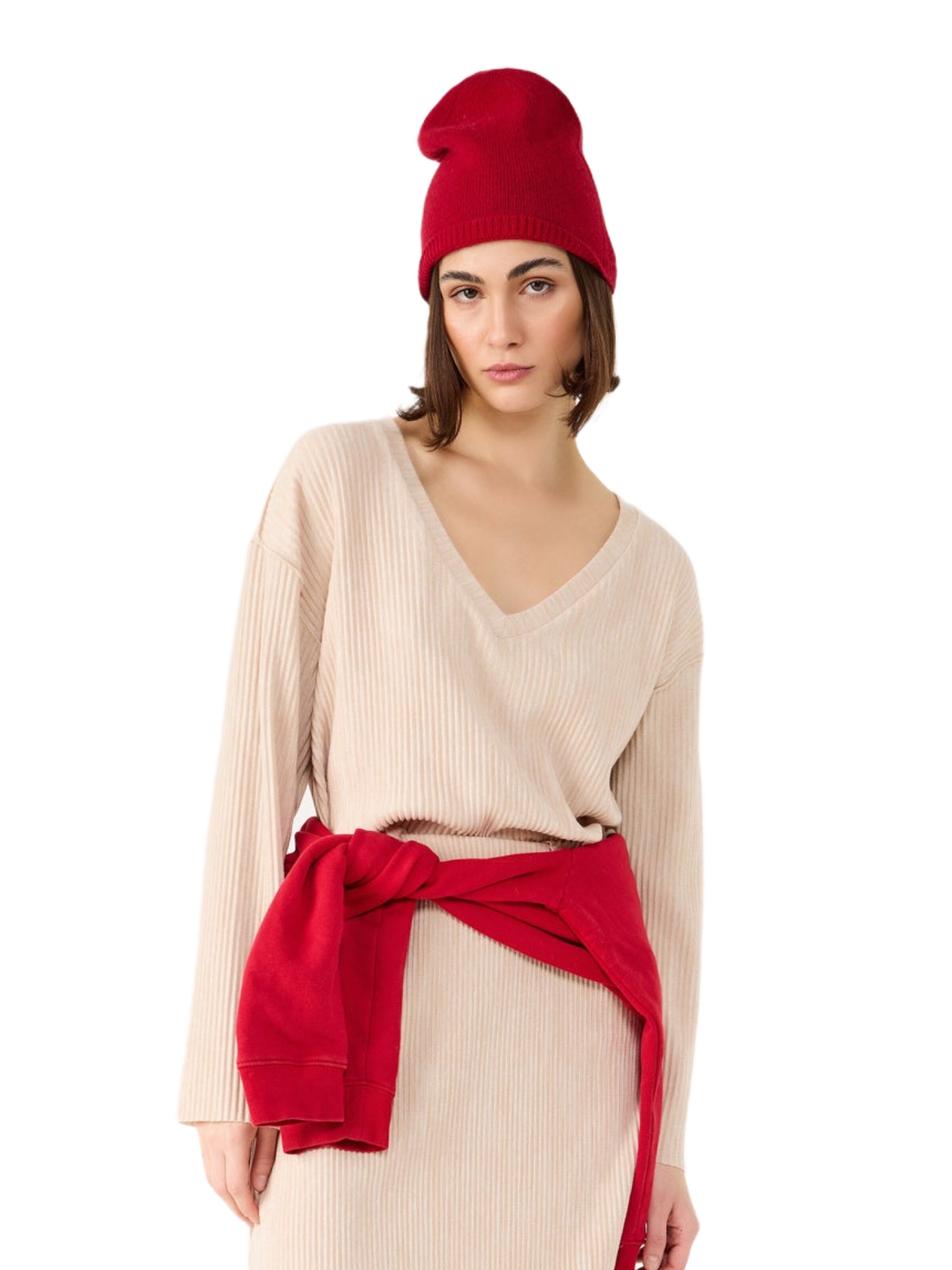 No Matter What Shirt in Beige: front