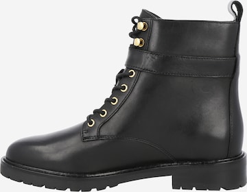 Lauren Ralph Lauren Schnürstiefelette 'Elridge' in Schwarz