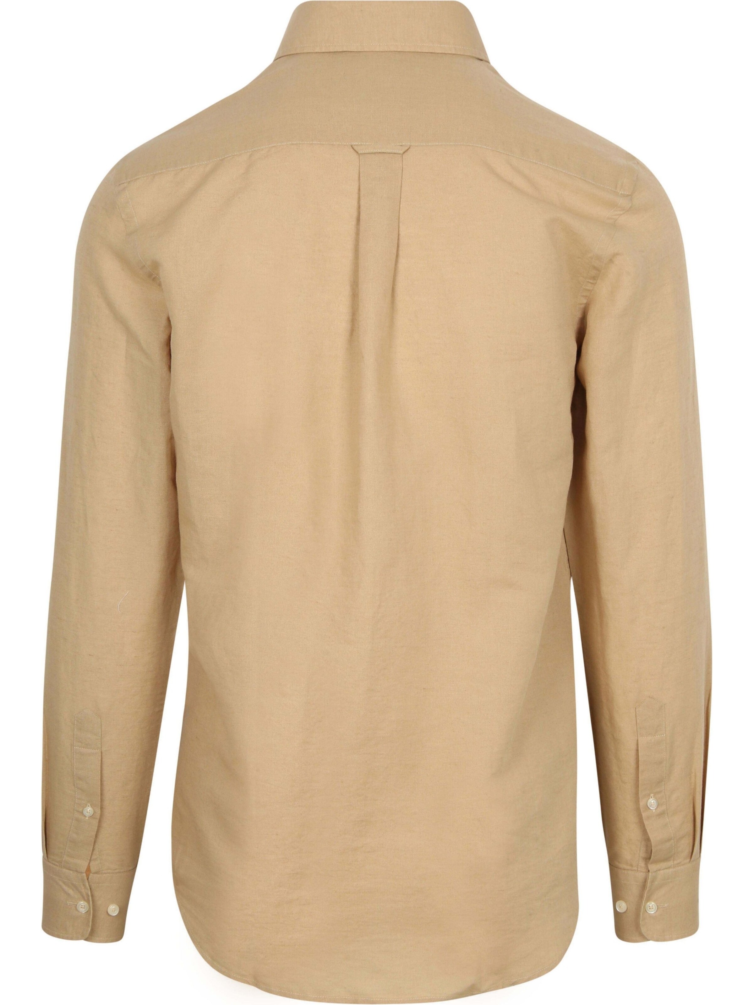 Steppin' out Regular fit Button Up Shirt in Beige