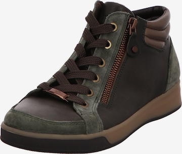 ARA Veterlaarzen 'Stiefel Damen 1244499-78 Rauleder in grün' in Bruin: voorkant