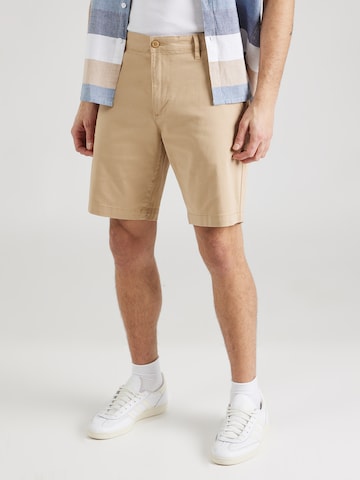 INDICODE JEANS Regular Shorts 'Seven' in Beige: predná strana