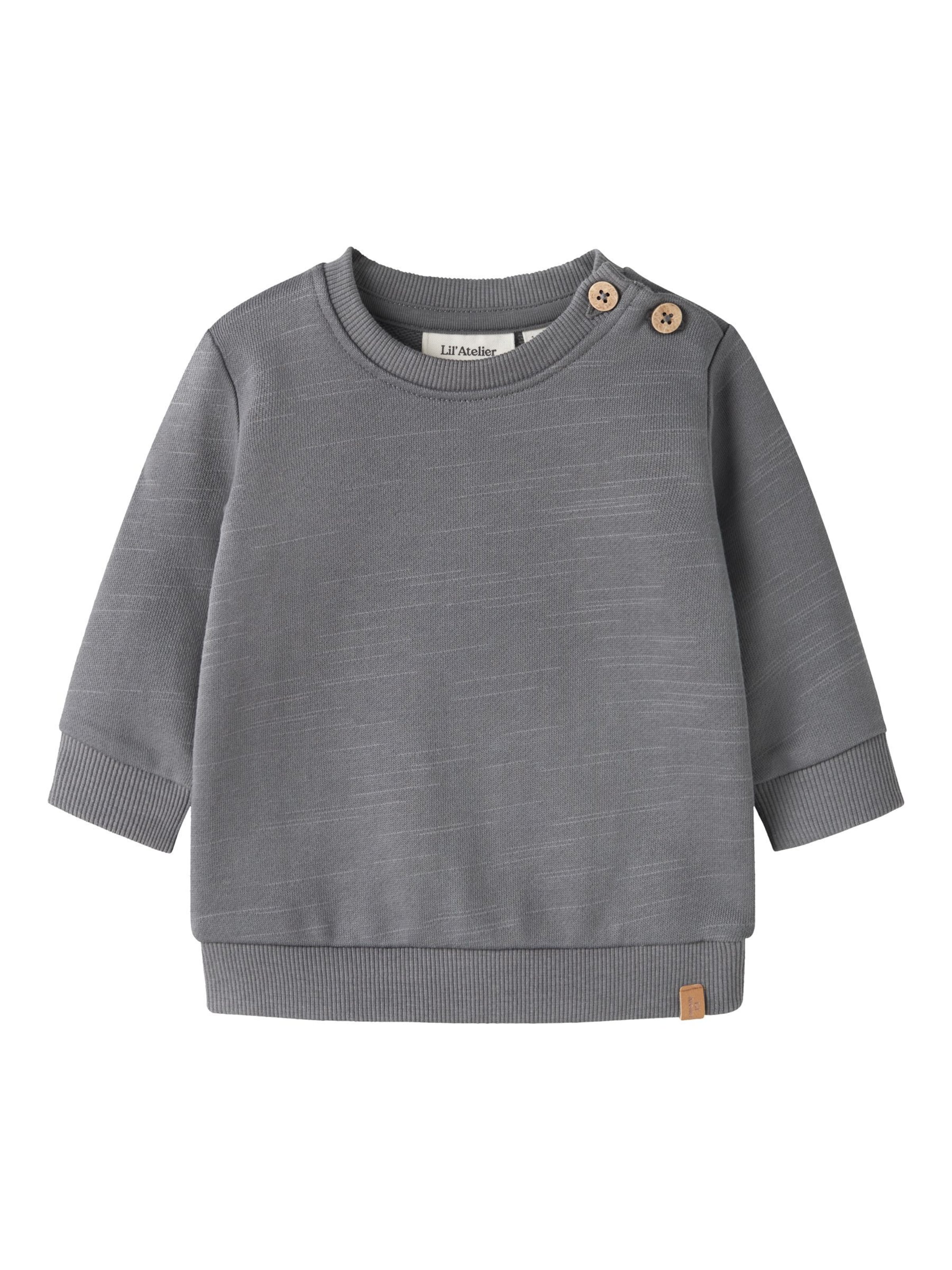 Felpa di Lil'Atelier in grigio: frontale