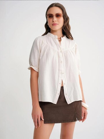 Camicia da donna di MixRay in bianco