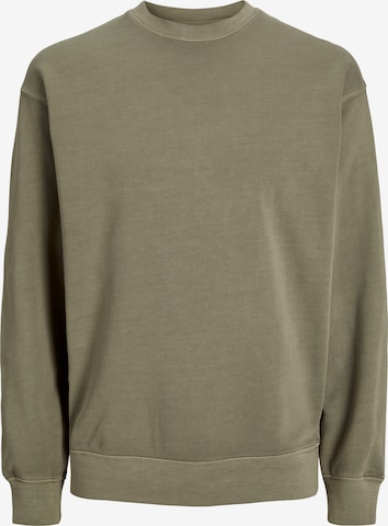 JACK & JONES Sweatshirt 'JJECharge' in Grey: front