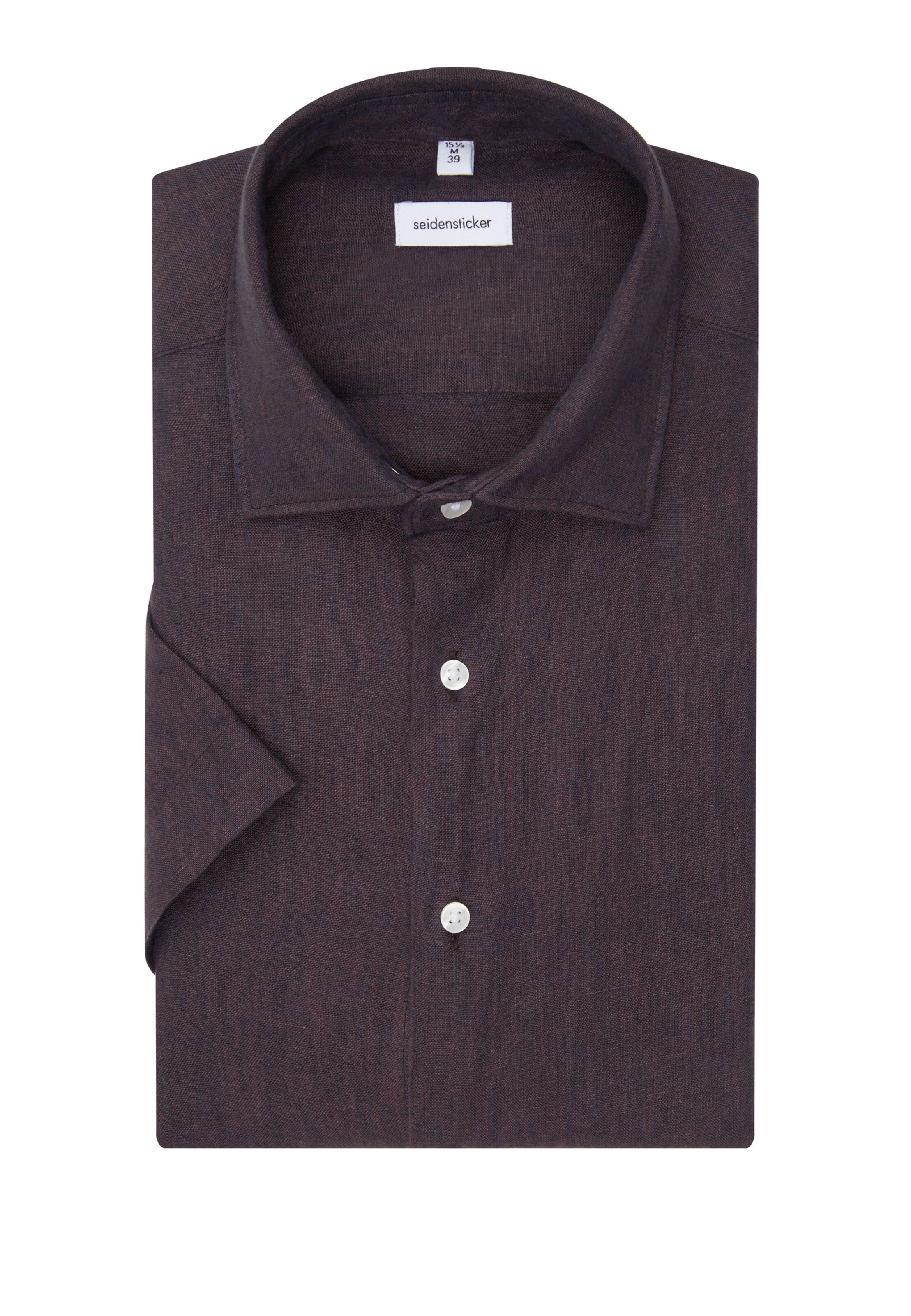 SEIDENSTICKER Regular fit Zakelijk overhemd in Bruin