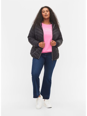 Zizzi Between-Season Jacket in Black