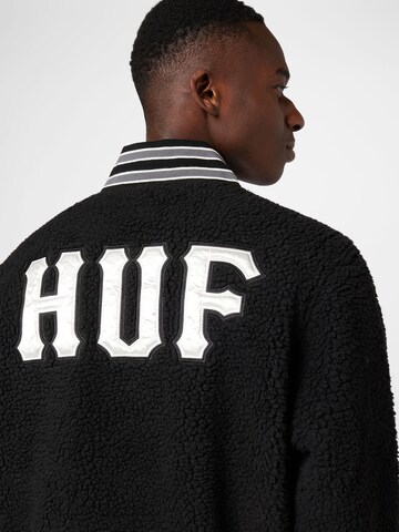 HUF Jacke 'VARSITY' in Schwarz