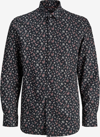 JACK & JONES Hemd in Schwarz: Vorderseite
