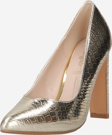 BUFFALO - Zapatos con plataforma 'JOLIE' en oro: frente