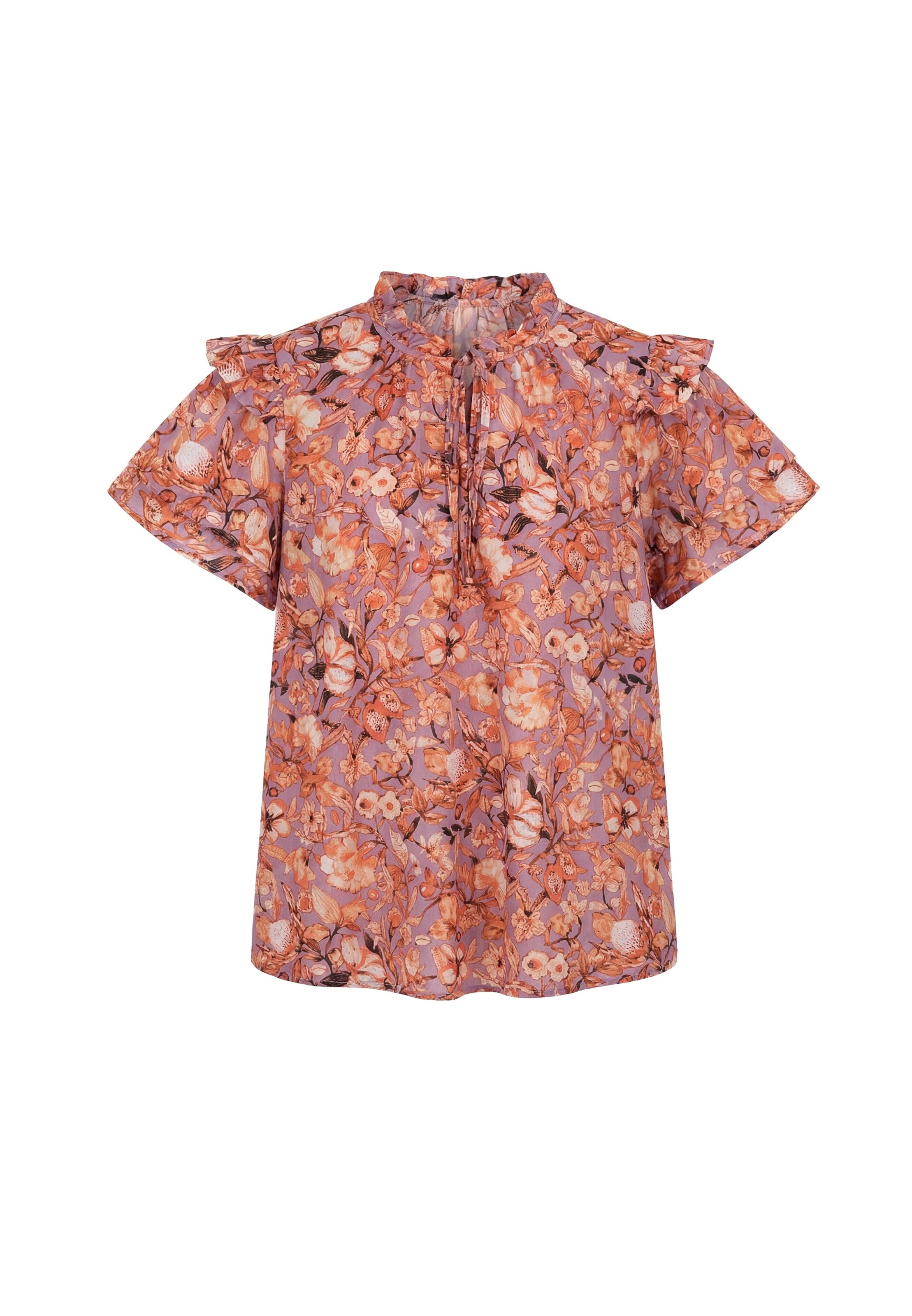 IZIA - Blusa en naranja: frente