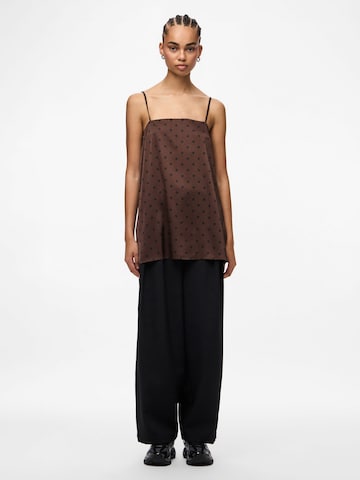 PIECES - Top 'PCJYTTA' en marrón