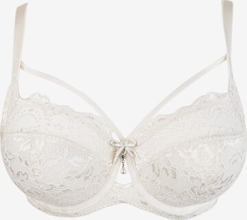 SugarShape Bra 'Eliana' in White: front