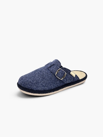 Pisamonas Hausschuh‌‌‌‌ in Blau: Vorderseite