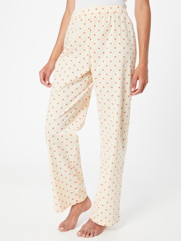 Pantalon de pyjama BeckSöndergaard en orange : devant