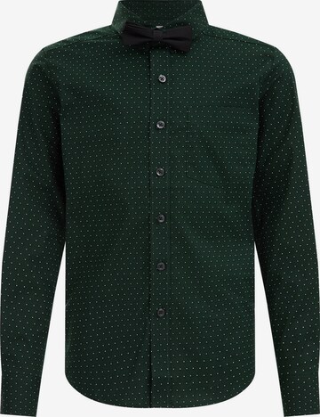 WE Fashion - Camisa en verde: frente