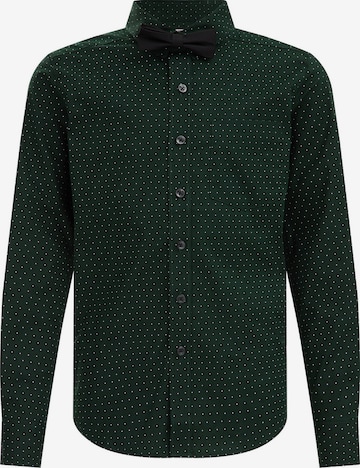 WE Fashion Button up shirt in Green: front