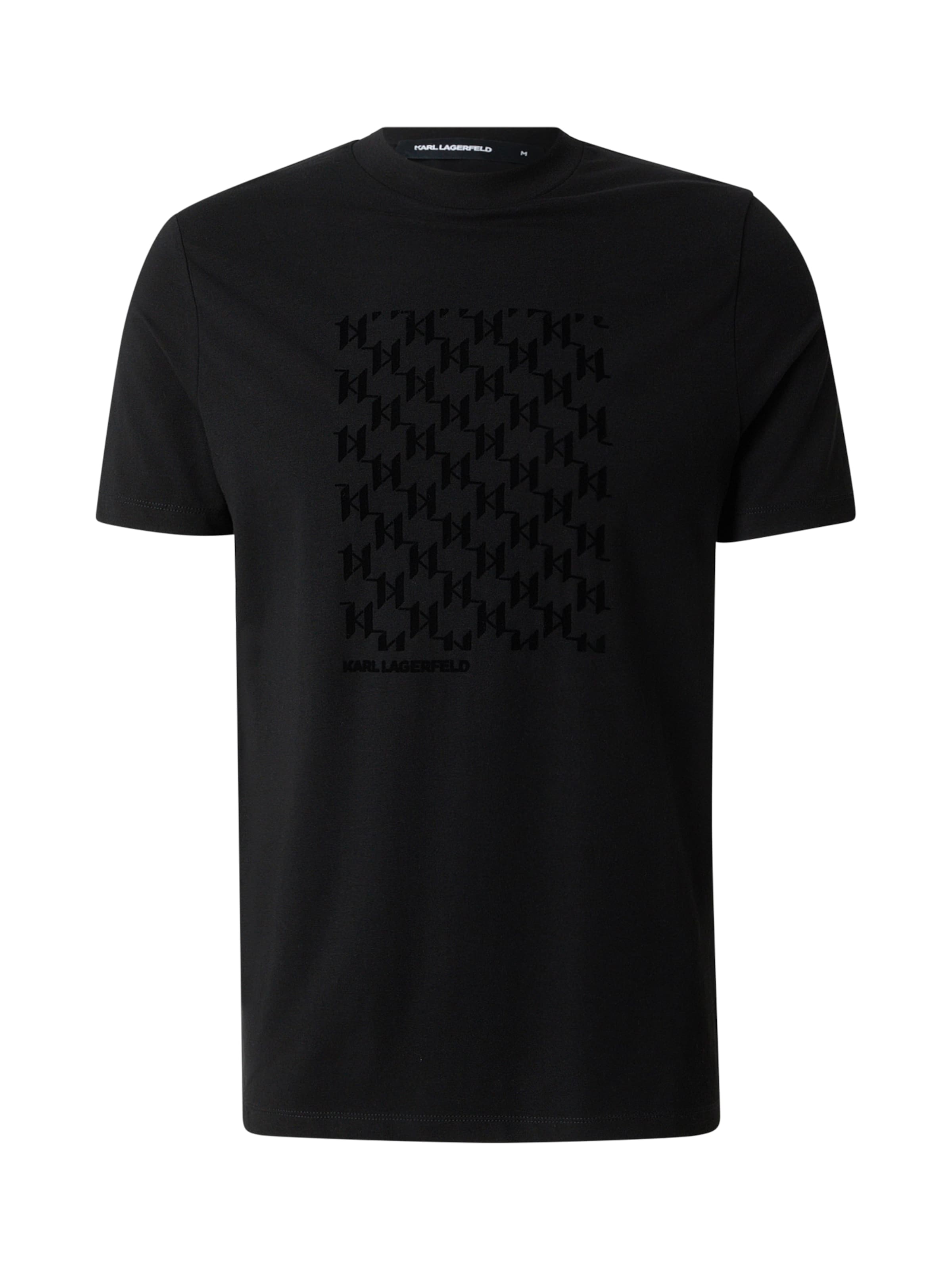 Karl Lagerfeld Póló - fekete: elől