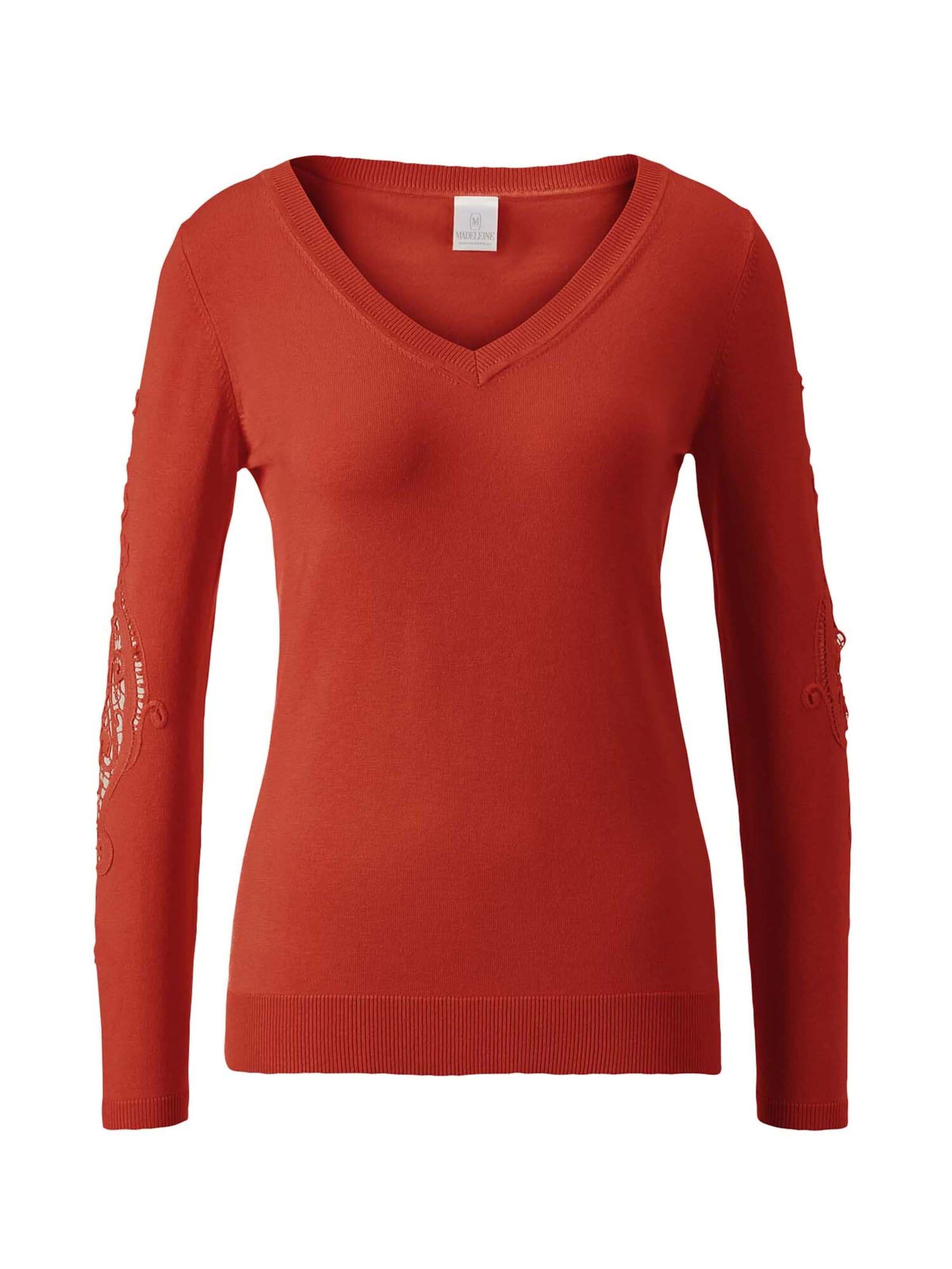 Pull-over MADELEINE en orange : devant