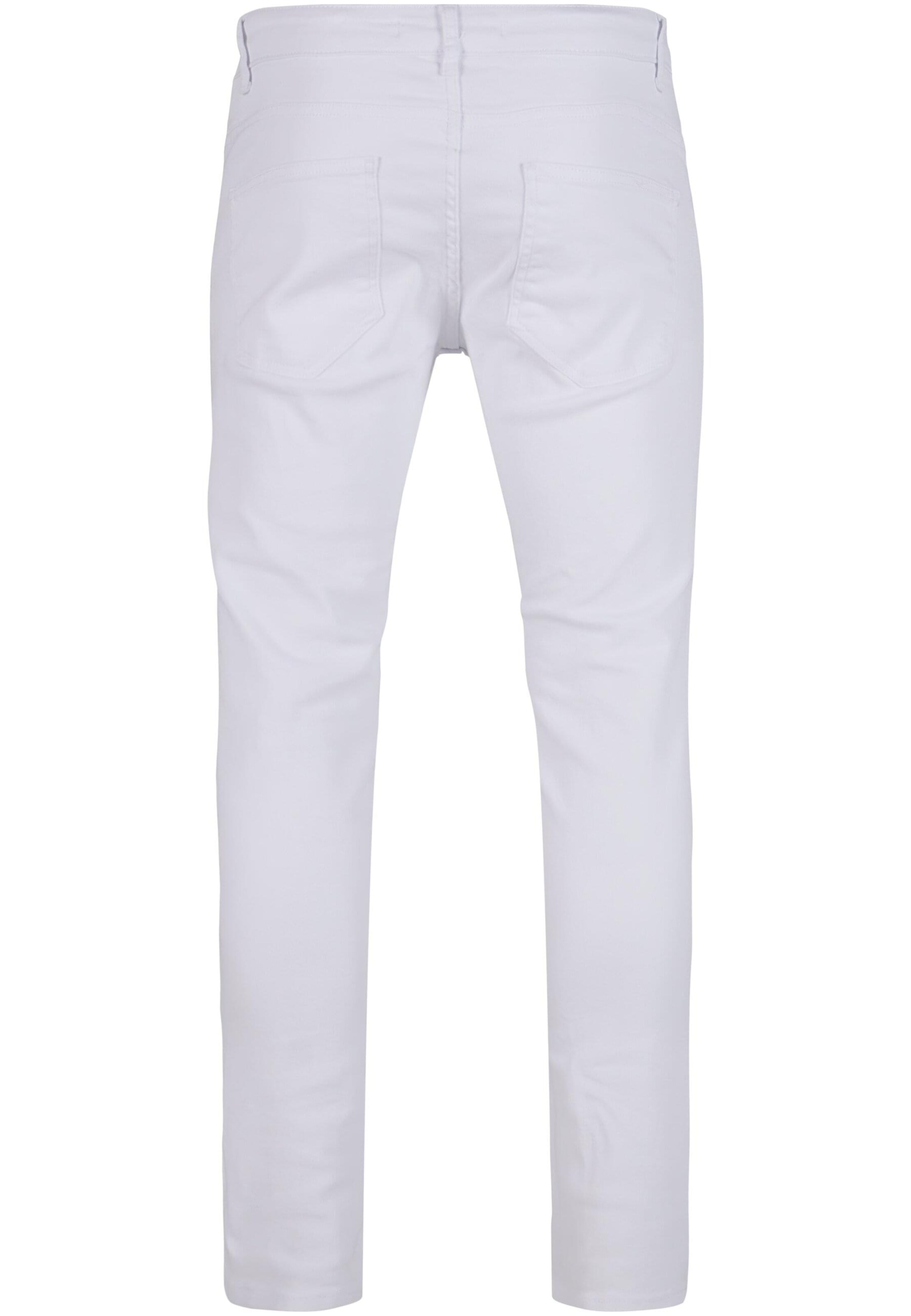 Slimfit Jeans di 2Y Premium in bianco