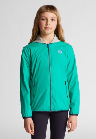 Veste mi-saison North Sails en vert : devant