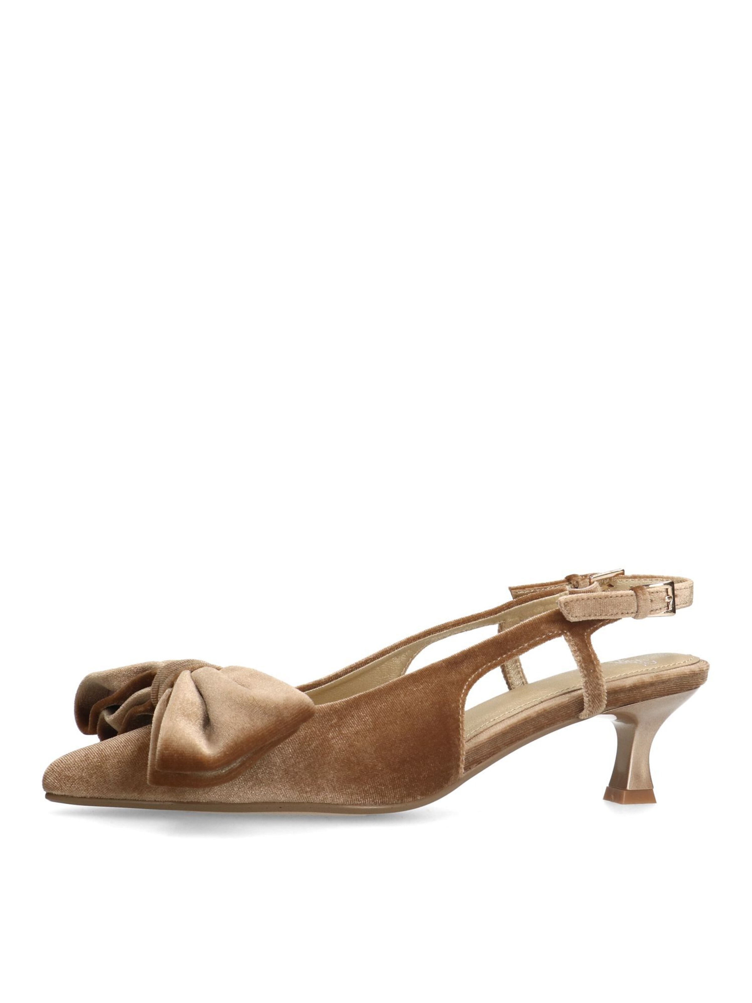 MANFIELD Slingpumps in Bruin: voorkant
