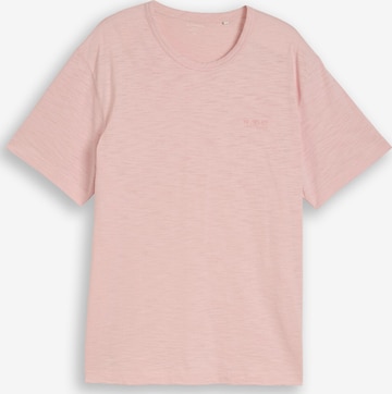 T-Shirt TOM TAILOR Men + en rose : devant
