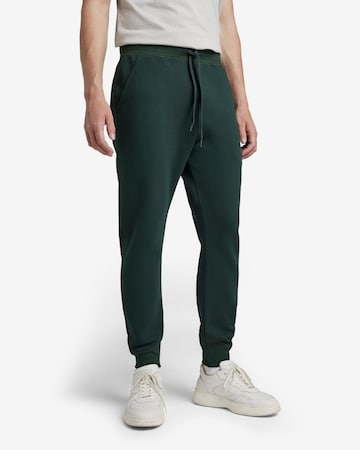 Effilé Pantalon 'Type C' G-Star RAW en vert : devant