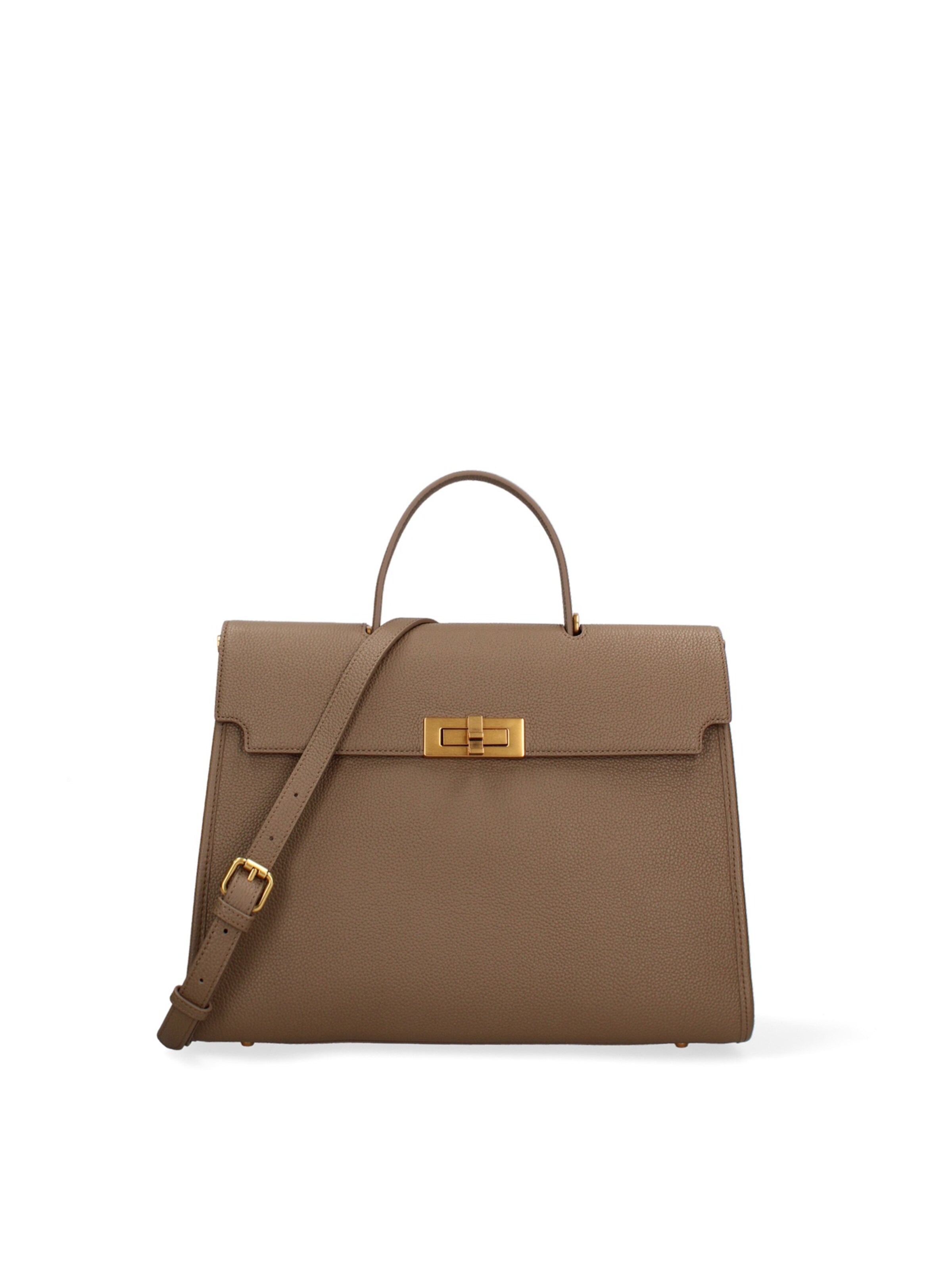 Borsa a mano di Gave Lux in marrone: frontale