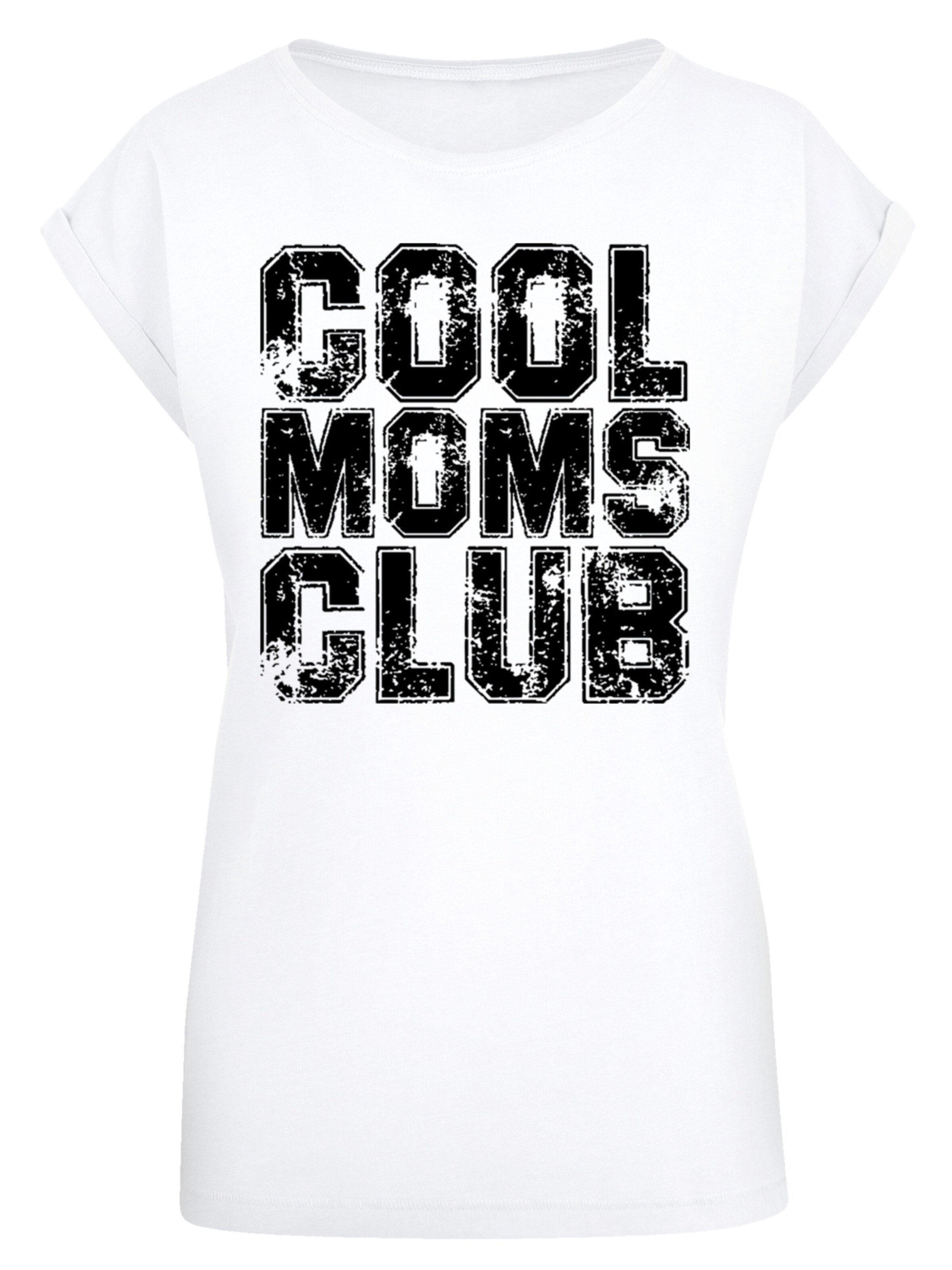 F4NT4STIC T-Shirt 'Mothers Day Modern Love Statement Trendy Slogan' in Weiß: Vorderseite