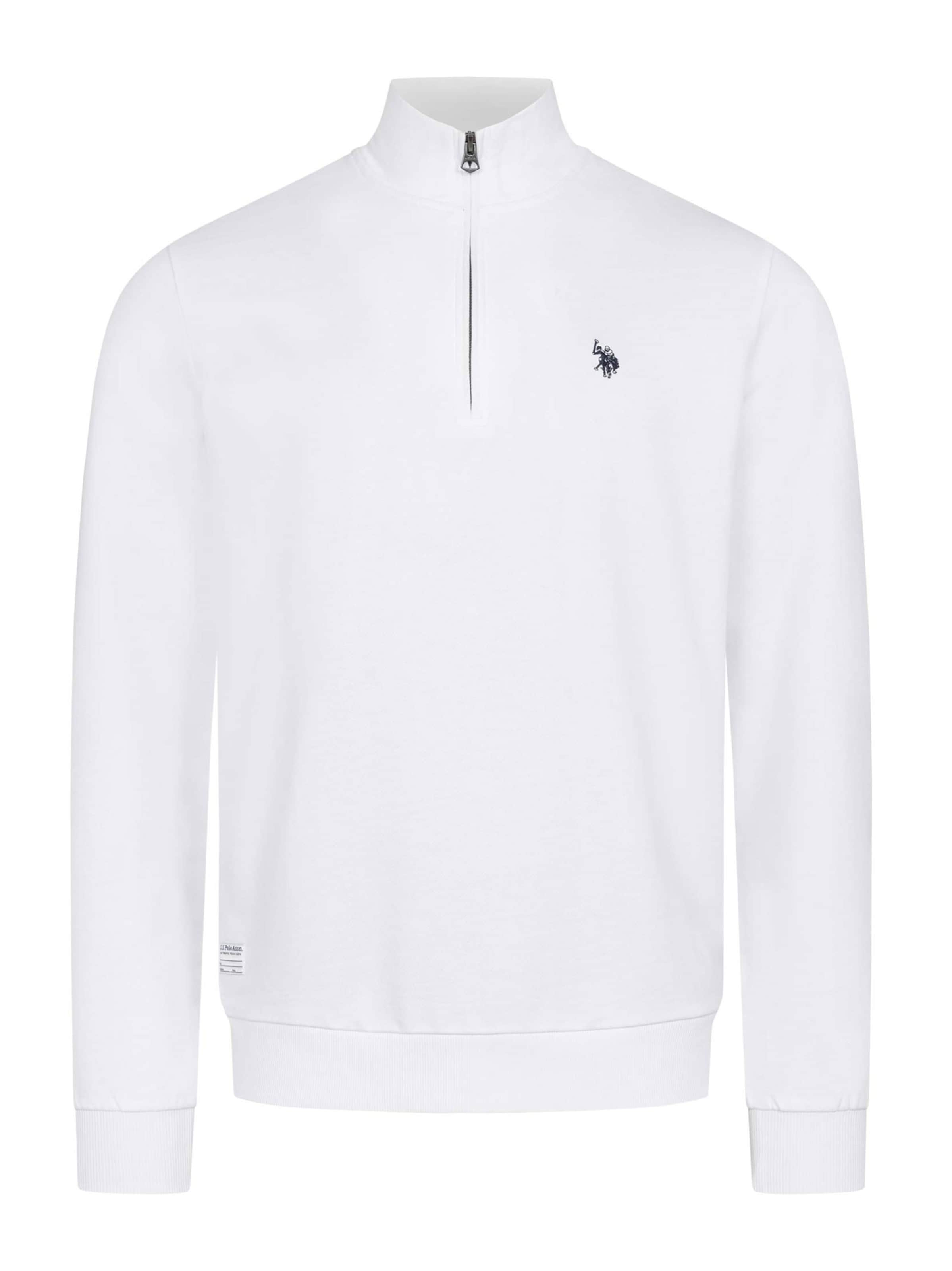 U.S. POLO ASSN. Sweatshirt in Wit: voorkant