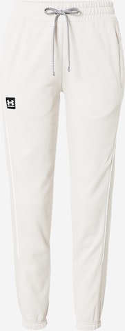 UNDER ARMOUR Zúžený Sportovní kalhoty – šedá: přední strana