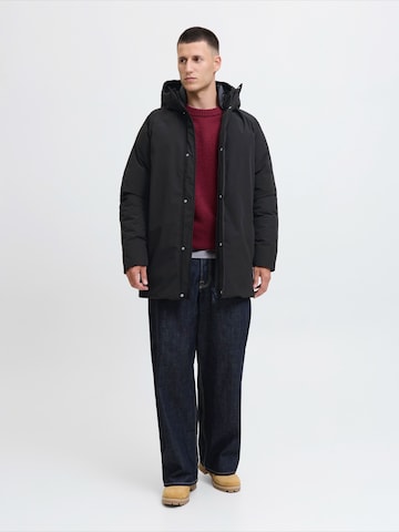 JACK & JONES Χειμερινό παρκά 'JJEWOOD' σε μαύρο